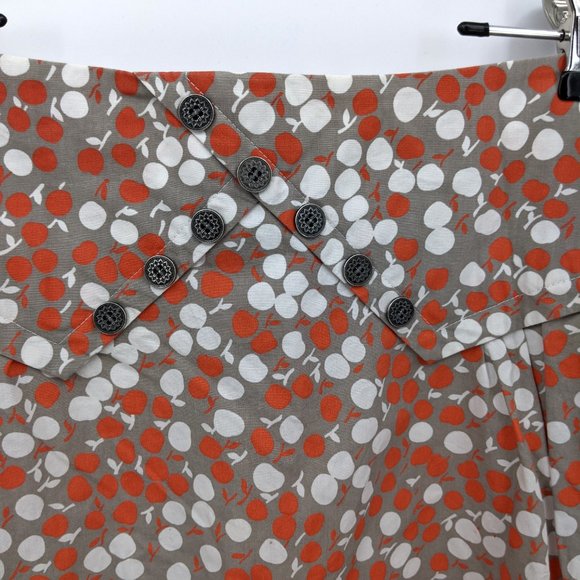 Anthropologie Girls from Savoy Apple Print Skirt - Picture 2 of 8